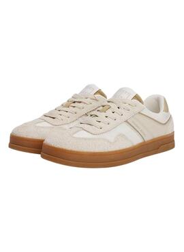 Zapatillas Tommy Jeans The Greenwich Mix beige para mujer