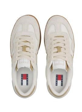 Zapatillas Tommy Jeans The Greenwich Mix beige para mujer