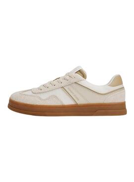 Zapatillas Tommy Jeans The Greenwich Mix beige para mujer