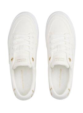 Zapatillas Tommy Hilfiger Vulc Textile blanco para mujer