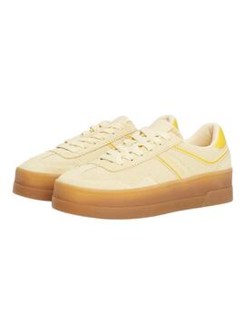 Zapatillas Tommy Jeans The Greenwich Platform amarillo para mujer