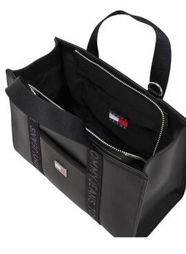 Bolso Tommy Jeans Daily Elevated negro para mujer