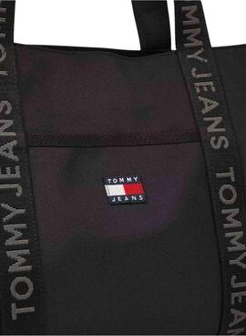 Bolso Tommy Jeans Daily Tote negro para mujer