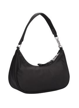 Bolso Tommy Jeans Iconic Shoulder negro para mujer