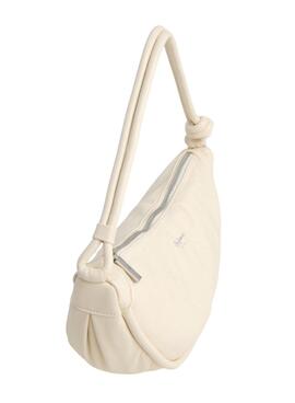 Bolso Pepe Jeans Nadine Softy beige para mujer