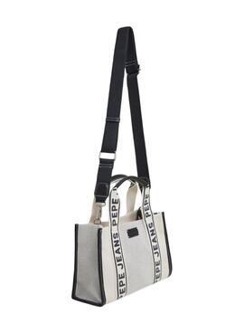 Bolso Pepe Jeans Zadie Merit beige para mujer