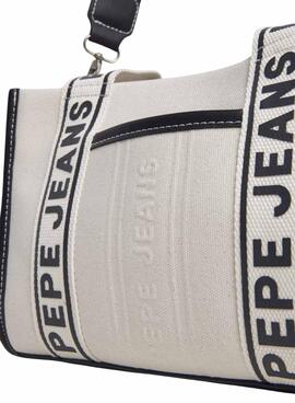 Bolso Pepe Jeans Zadie Merit beige para mujer