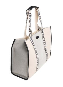 Bolso Pepe Jeans Zenda Merit beige para mujer