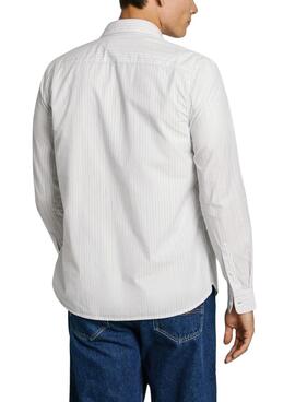 Camisa Pepe Jeans Adison blanco para hombre