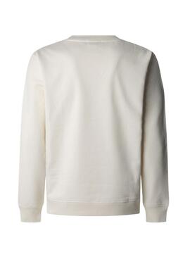 Sudadera Pepe Jeans Dalter Crew blanco para hombre