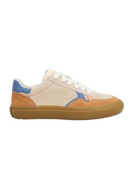 Zapatillas Pepe Jeans Travis City beige para mujer