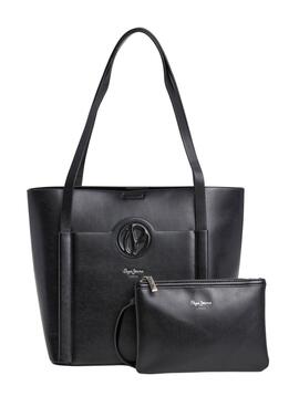 Bolso Pepe Jeans Colbie Limited negro para mujer