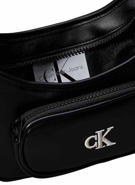 Bolso Calvin Klein Jeans Shoulder negro para niña