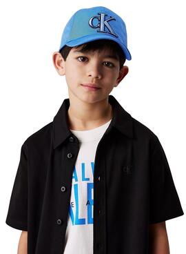 Gorra Calvin Klein Jeans Monologo azul para niño