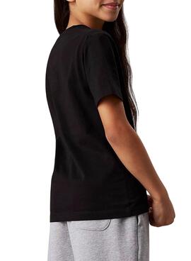 Camiseta Calvin Klein Jeans Monologo negro kids