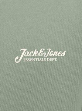 Sudadera Jack and Jones Beau verde para hombre