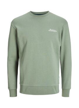 Sudadera Jack and Jones Beau verde para hombre