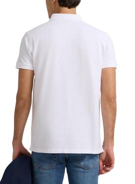 Polo Silbon básico blanco para hombre