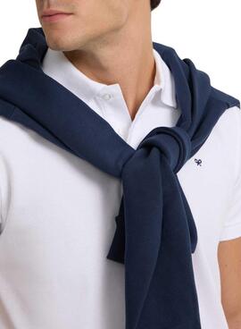 Polo Silbon básico blanco para hombre