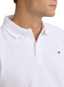 Polo Silbon básico blanco para hombre