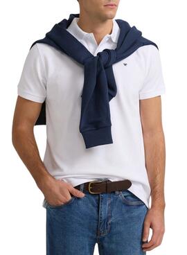 Polo Silbon básico blanco para hombre