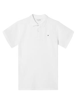 Polo Silbon básico blanco para hombre