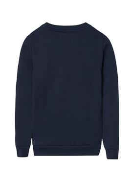 Sudadera Silbon Raqueta azul marino para hombre