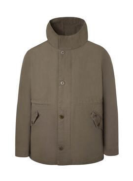 Parka Silbon Trademark verde para hombre