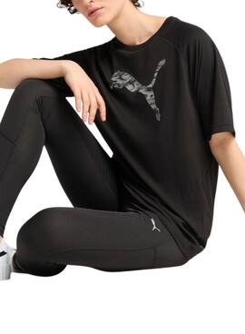 Camiseta Puma Evostripe negro para mujer