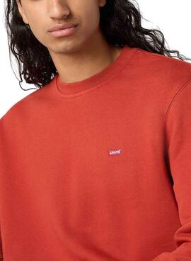 Sudadera Levis Original rojo para hombre