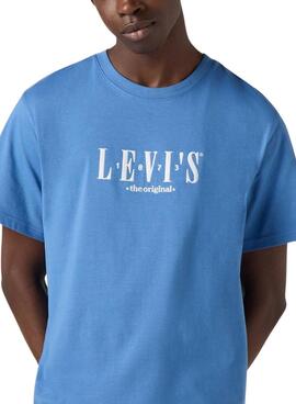 Camiseta Levis Relaxed azul para hombre