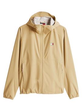 Cortavientos Tommy Jeans Tech beige para hombre