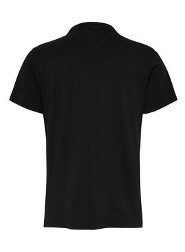 Camiseta Tommy jeans Reg negro para mujer