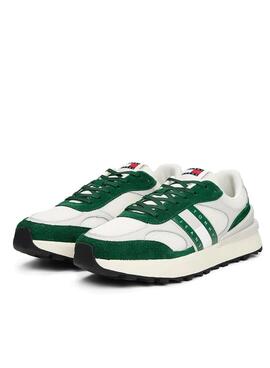 Zapatillas Tommy Jeans Technical verde para hombre