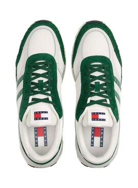 Zapatillas Tommy Jeans Technical verde para hombre