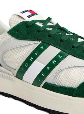 Zapatillas Tommy Jeans Technical verde para hombre