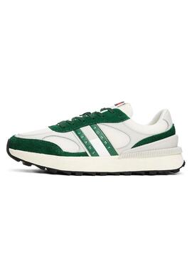 Zapatillas Tommy Jeans Technical verde para hombre