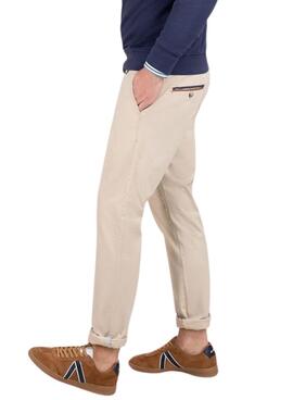 Pantalón El Ganso chino beige para hombre