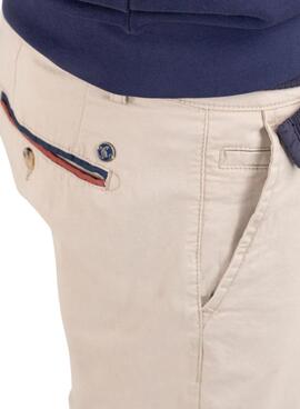 Pantalón El Ganso chino beige para hombre