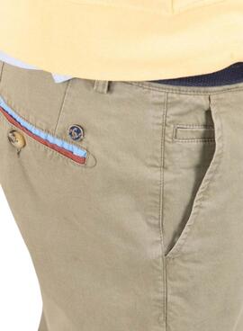 Pantalón El Ganso chino verde para hombre