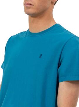 Camiseta El Pupo Logo azul para hombre