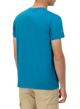 Camiseta El Pupo Logo azul para hombre