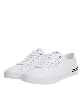 Zapatillas Tommy Hilfiger Core Corporate blanco para hombre