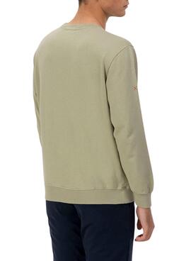 Sudadera El Pulpo verde para hombre