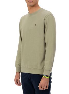 Sudadera El Pulpo verde para hombre