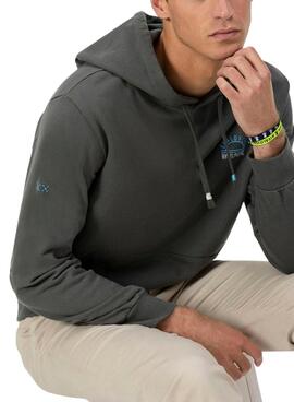 Sudadera El Pulpo Sealovers gris para hombre