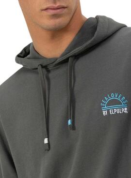 Sudadera El Pulpo Sealovers gris para hombre