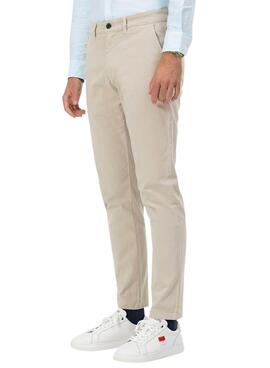 Pantalón el Pulpo chino beige para hombre