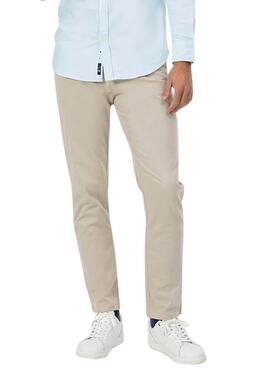 Pantalón el Pulpo chino beige para hombre