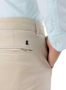 Pantalón el Pulpo chino beige para hombre